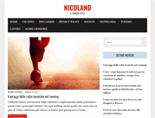 Tablet Screenshot of nicoland.it